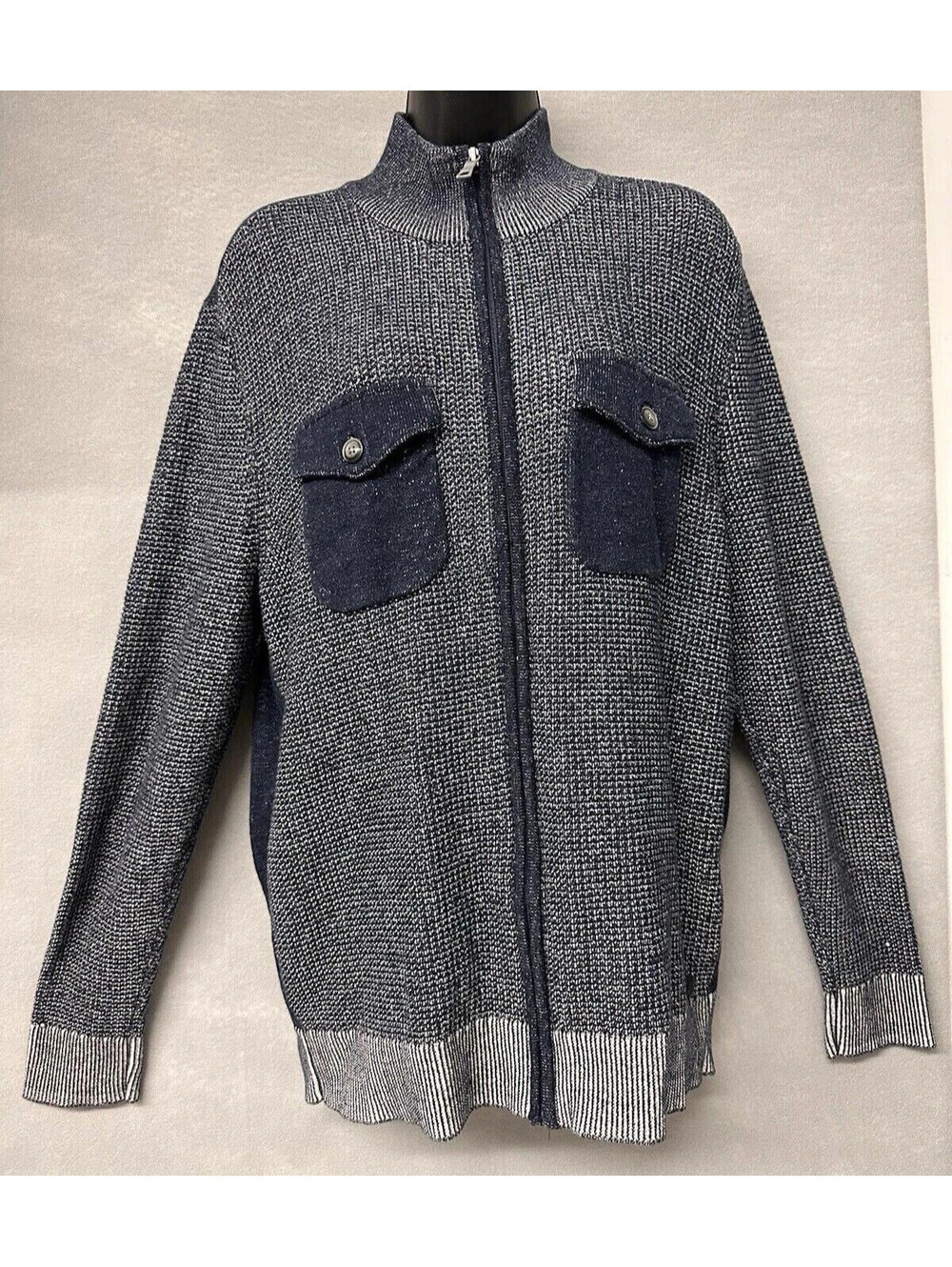 INC International Concepts Knit Cardigan Sweater Men's Sz Large